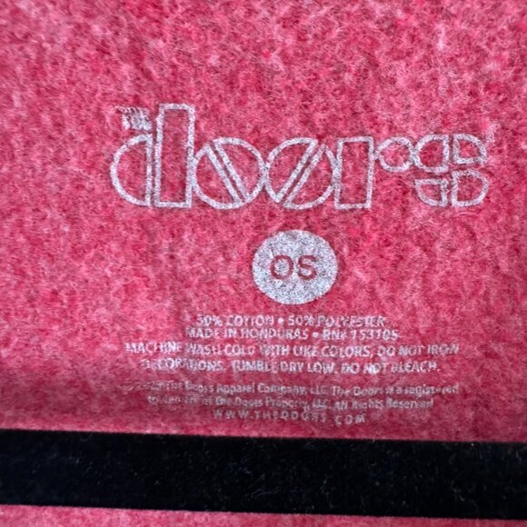 The Doors Psychedelic Graphic Sweatshirt Red One Size - Picture 5 of 5